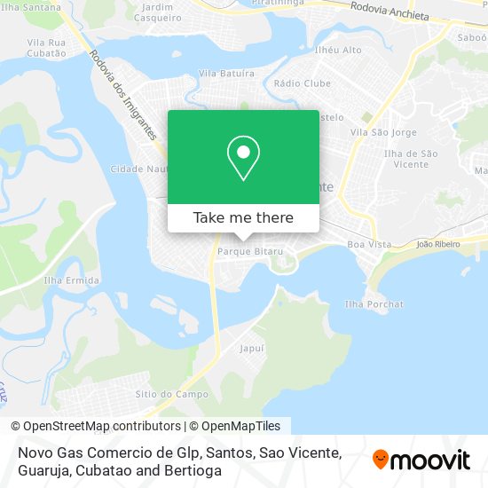 Novo Gas Comercio de Glp map