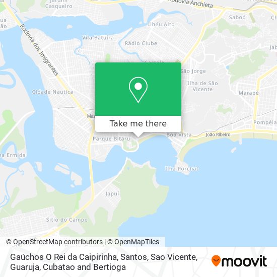 Gaúchos O Rei da Caipirinha map