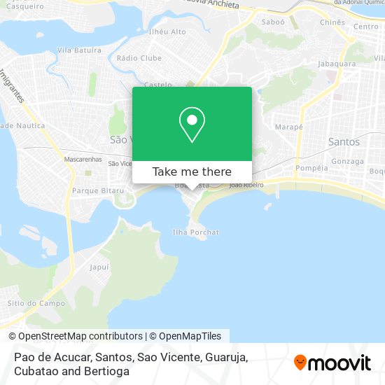 Pao de Acucar map