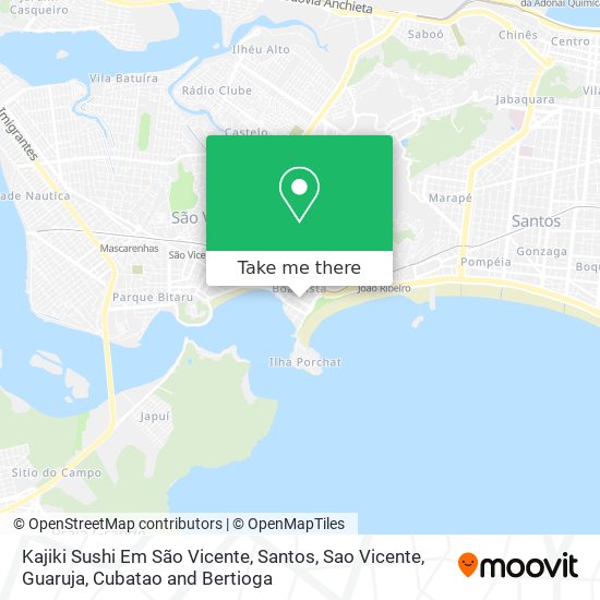 Kajiki Sushi Em São Vicente map