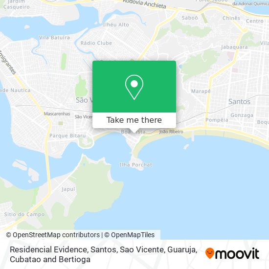 Mapa Residencial Evidence