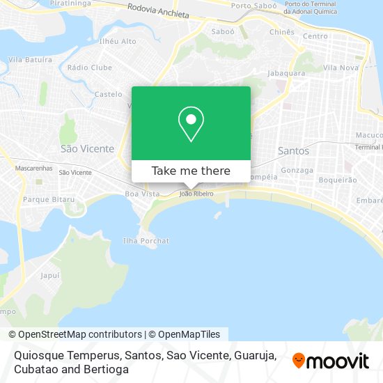 Quiosque Temperus map