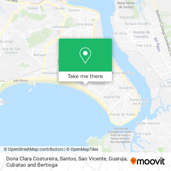 Dona Clara Costureira map