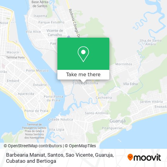 Barbearia Maniat map