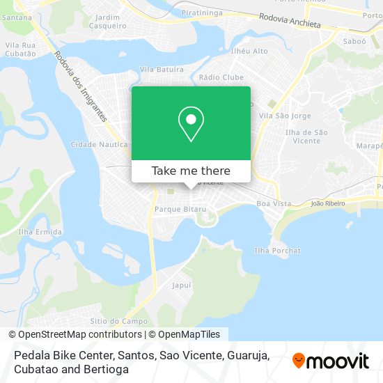 Pedala Bike Center map