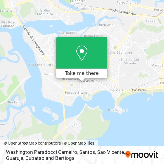 Washington Paradocci Carneiro map