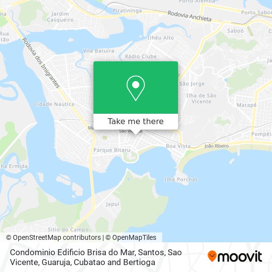 Condominio Edificio Brisa do Mar map