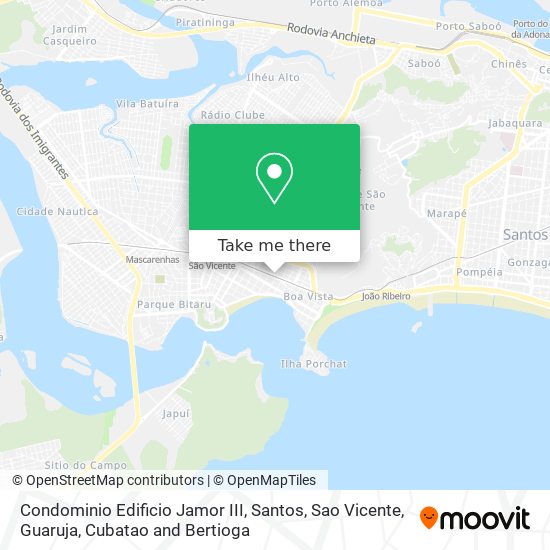 Mapa Condominio Edificio Jamor III