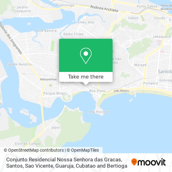 Conjunto Residencial Nossa Senhora das Gracas map