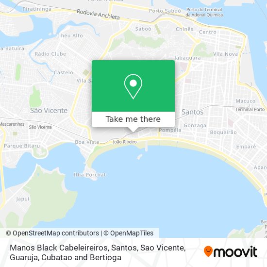 Manos Black Cabeleireiros map