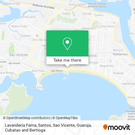 Lavanderia Fama map
