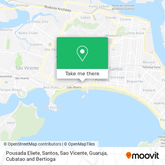 Pousada Eliete map