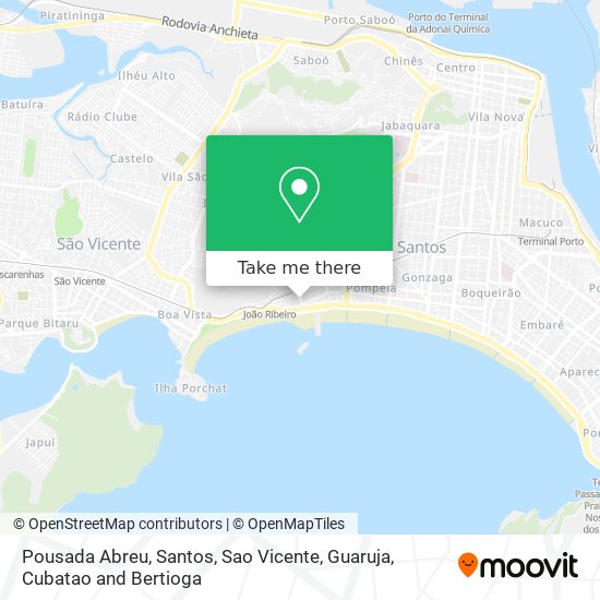 Pousada Abreu map
