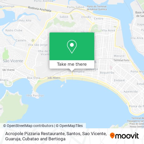 Acropole Pizzaria Restaurante map