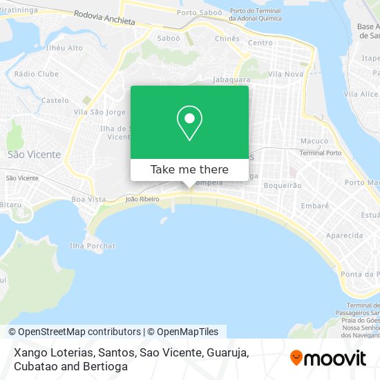 Xango Loterias map