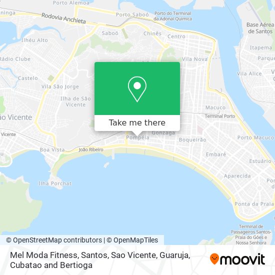 Mel Moda Fitness map