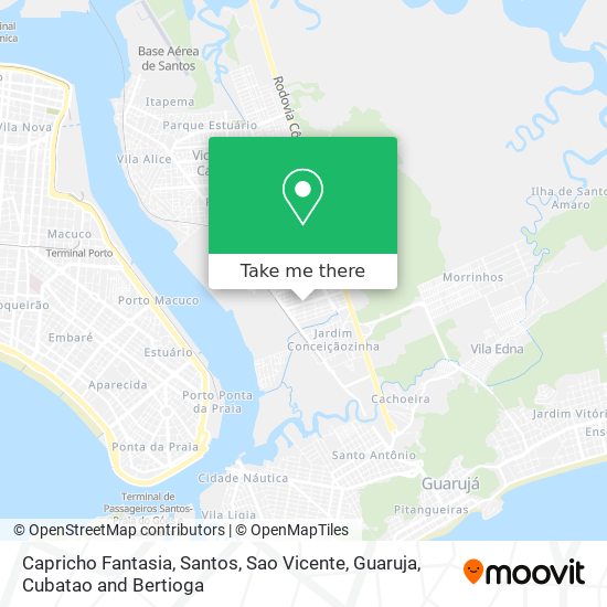 Capricho Fantasia map