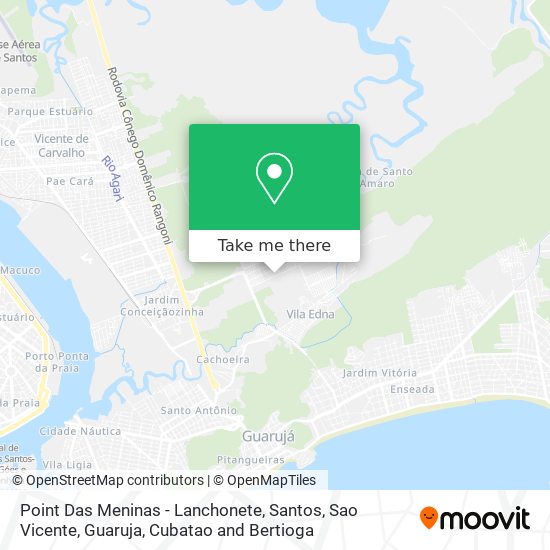 Point Das Meninas - Lanchonete map