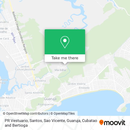 PR Vestuario map