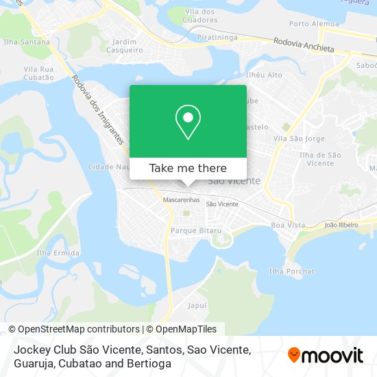 Jockey Club São Vicente map