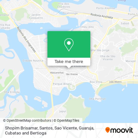 Shopim Brisamar map