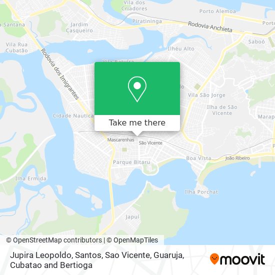 Jupira Leopoldo map