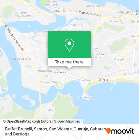 Buffet Brunelli map