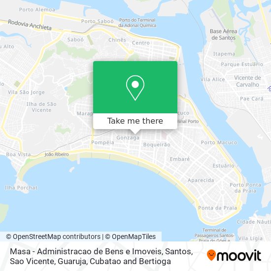Masa - Administracao de Bens e Imoveis map