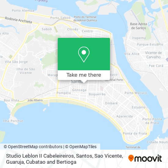 Studio Leblon II Cabeleireiros map