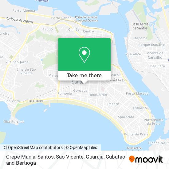 Crepe Mania map