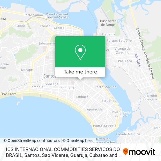Mapa ICS INTERNACIONAL COMMODITIES SERVICOS DO BRASIL