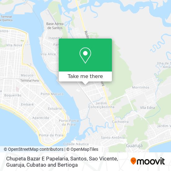 Chupeta Bazar E Papelaria map
