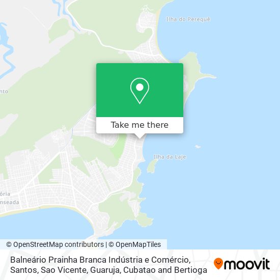 Balneário Prainha Branca Indústria e Comércio map