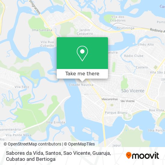 Sabores da Vida map
