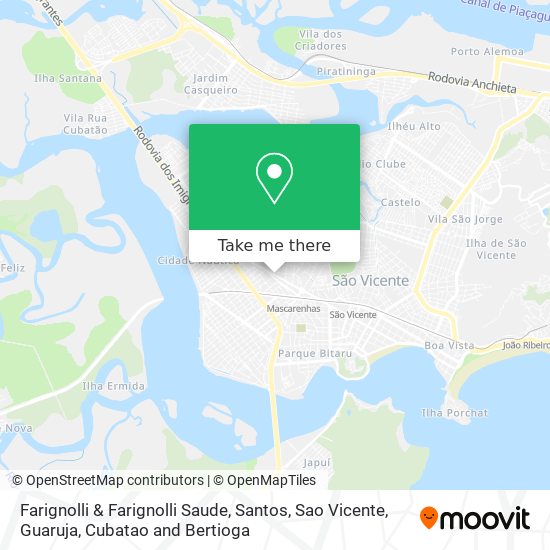 Farignolli & Farignolli Saude map