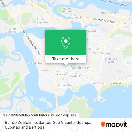 Bar do Zé Bolinho map