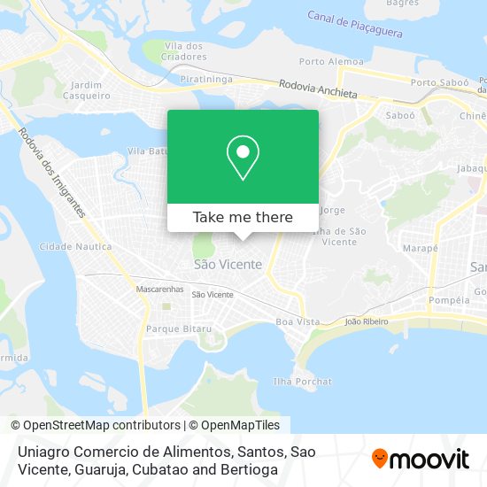 Uniagro Comercio de Alimentos map