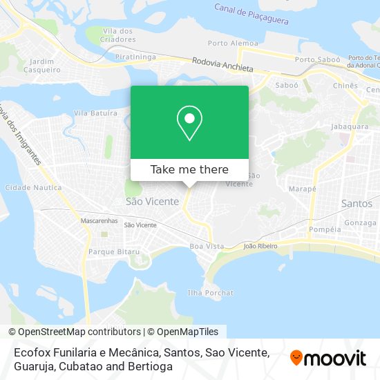 Mapa Ecofox Funilaria e Mecânica