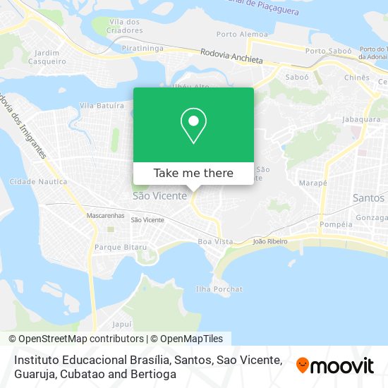 Instituto Educacional Brasília map