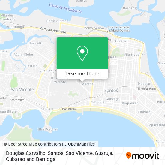 Douglas Carvalho map