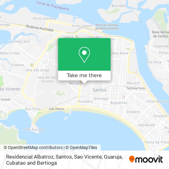 Residencial Albatroz map