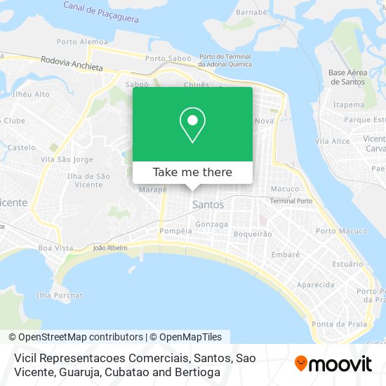 Vicil Representacoes Comerciais map