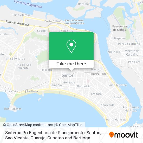 Sistema Pri Engenharia de Planejamento map