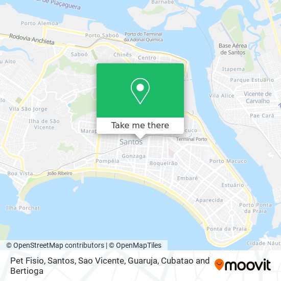 Pet Fisio map