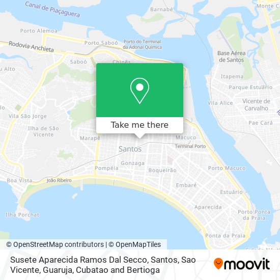 Susete Aparecida Ramos Dal Secco map