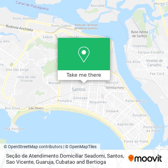 Seção de Atendimento Domiciliar Seadomi map