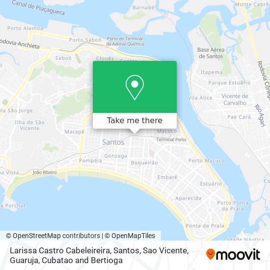 Larissa Castro Cabeleireira map