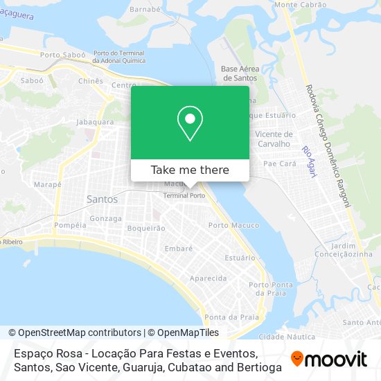 Espaço Rosa - Locação Para Festas e Eventos map