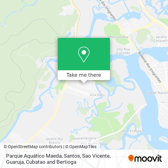 Parque Aquático Maeda map