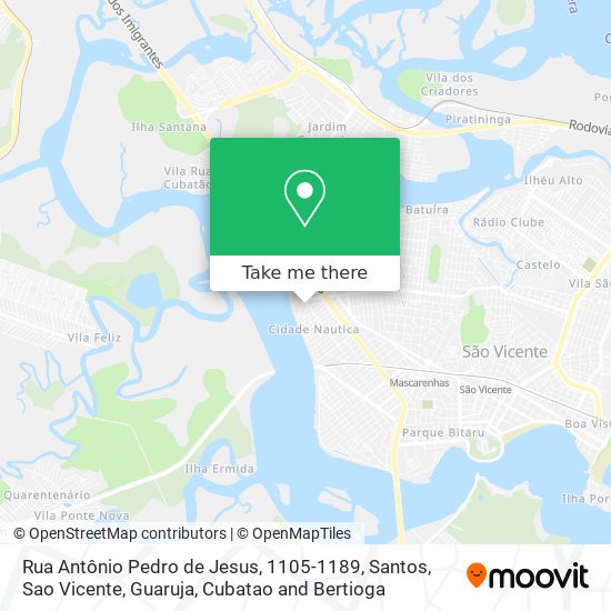 Rua Antônio Pedro de Jesus, 1105-1189 map